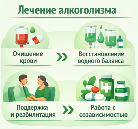 лечение алкоголизма в Костроме этапы