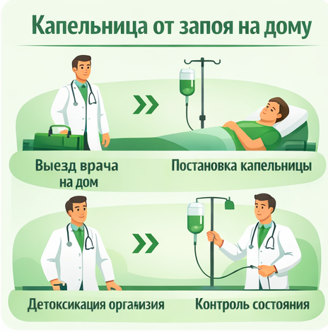 капельница от запоя в Костроме в клинике Санати